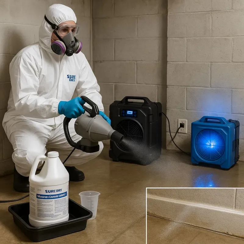 Sanitization and Odor Removal process in Genesee County, MI